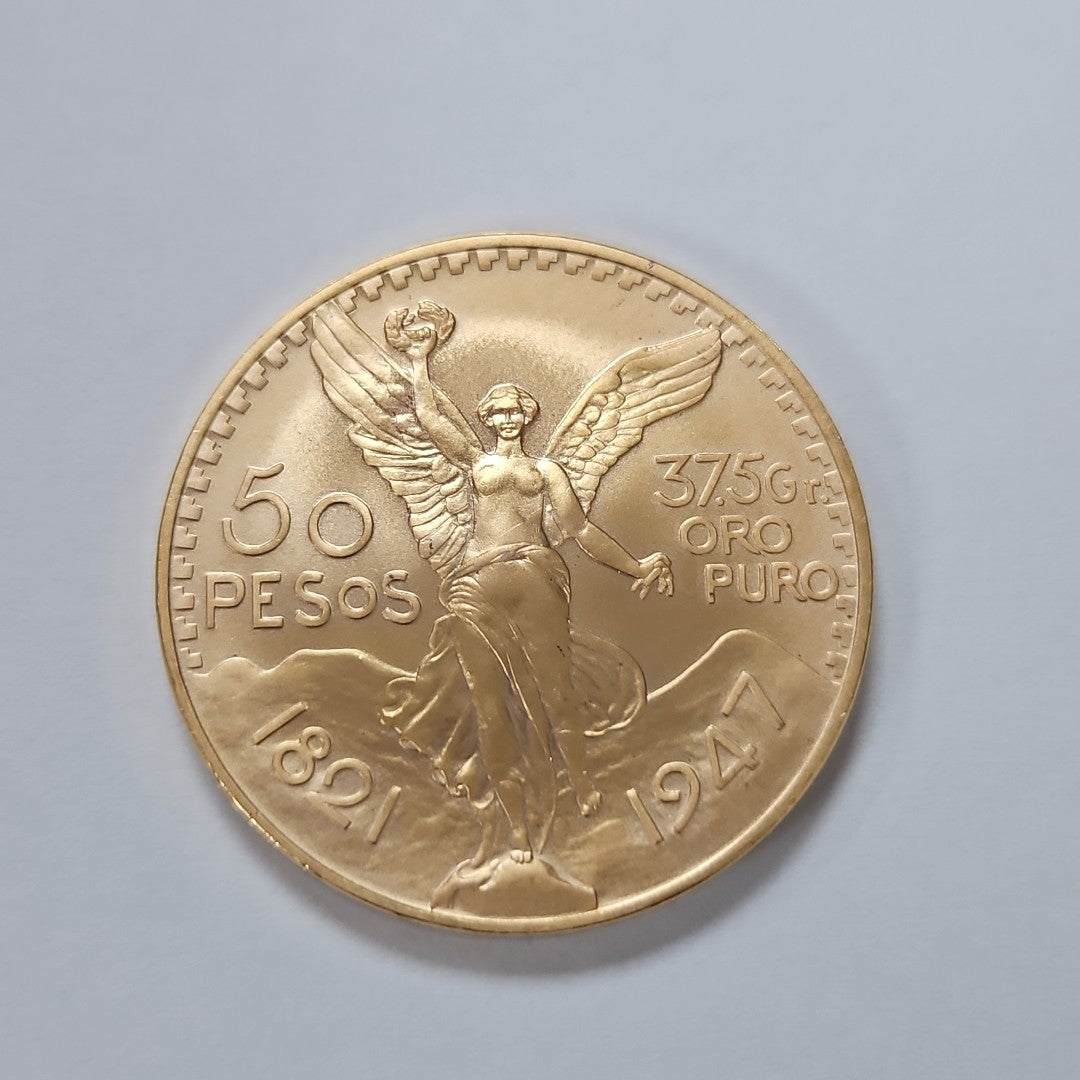 K1 41,67 GRMS 21 K IDENTIFICACIÓN MONEDA NOMINATIVA MONEDAS PESOS 50 PESOS (SEMINUEVO)