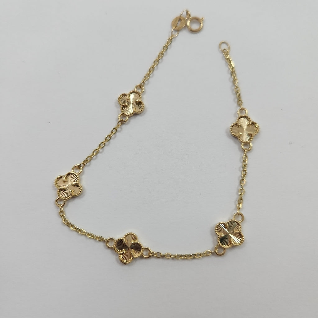 PULSERA ESPECIAL 14K 18 CM 3 GR (NUEVO)