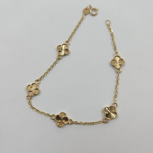PULSERA ESPECIAL 14K 18 CM 3 GR (NUEVO)