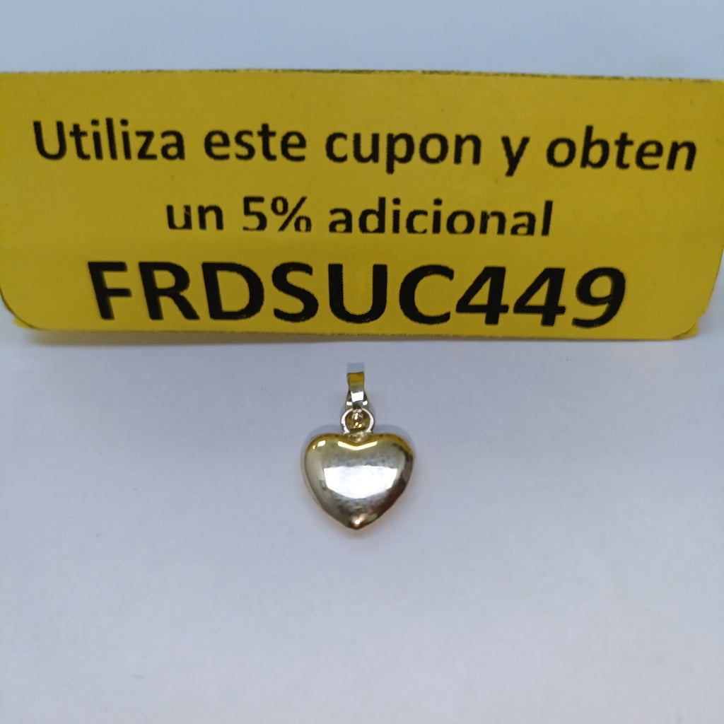 DIJE CORAZON 10K 0.7 GR (NUEVO)