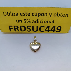 DIJE CORAZON 10K 0.7 GR (NUEVO)