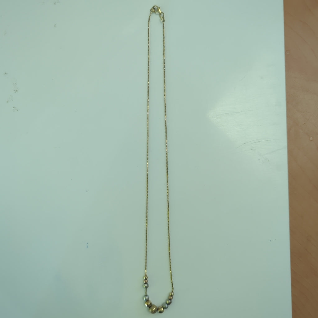 CADENA, COLLAR ORO 10 K 3.2 GRMS (SEMINUEVO)