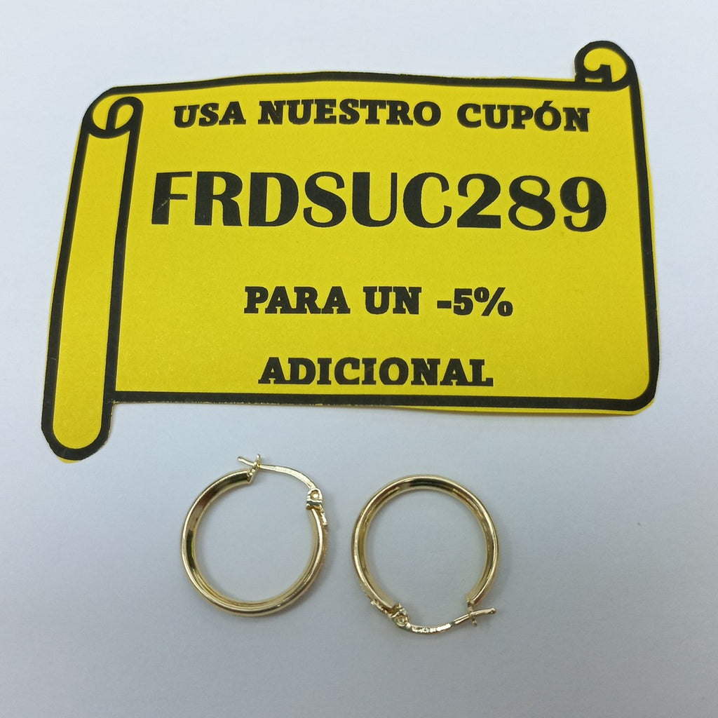 ARETES ARRACADAS CON CIRCONIAS 10K 1.8 GR (NUEVO)
