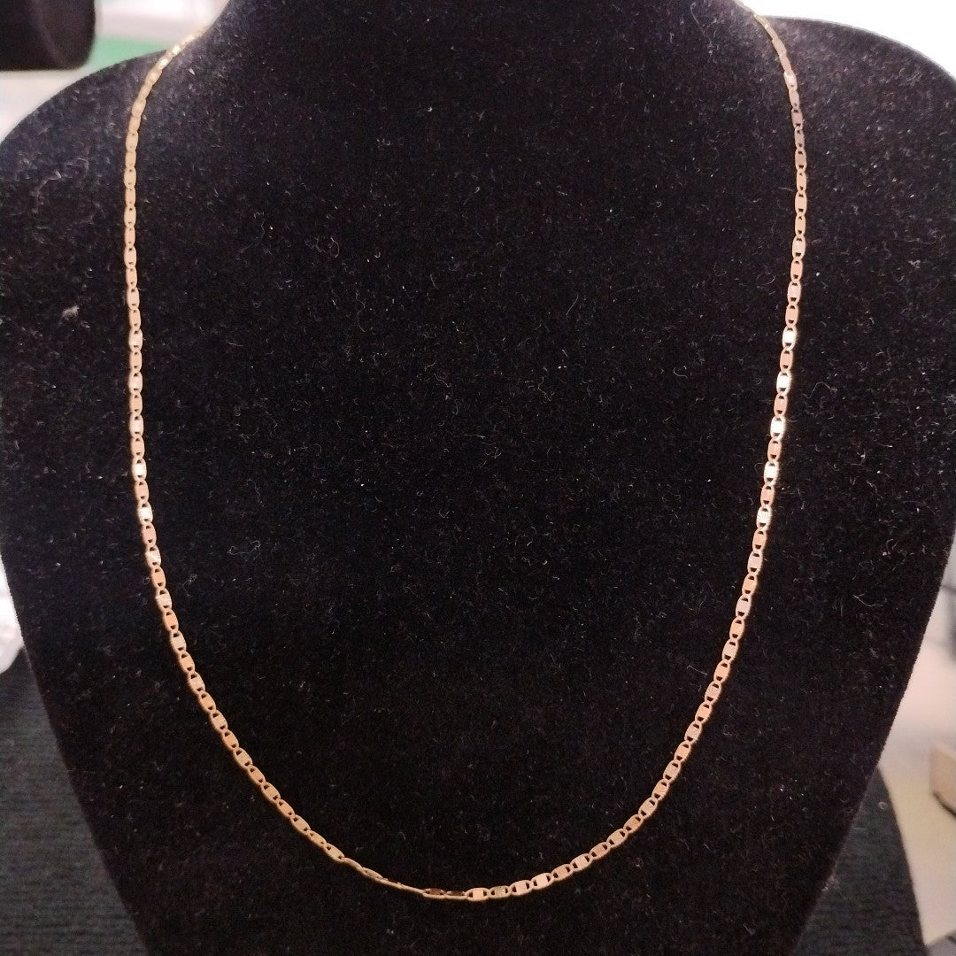 CADENA ORO COMBINADO 10 K 1.4 GRMS (SEMINUEVO)