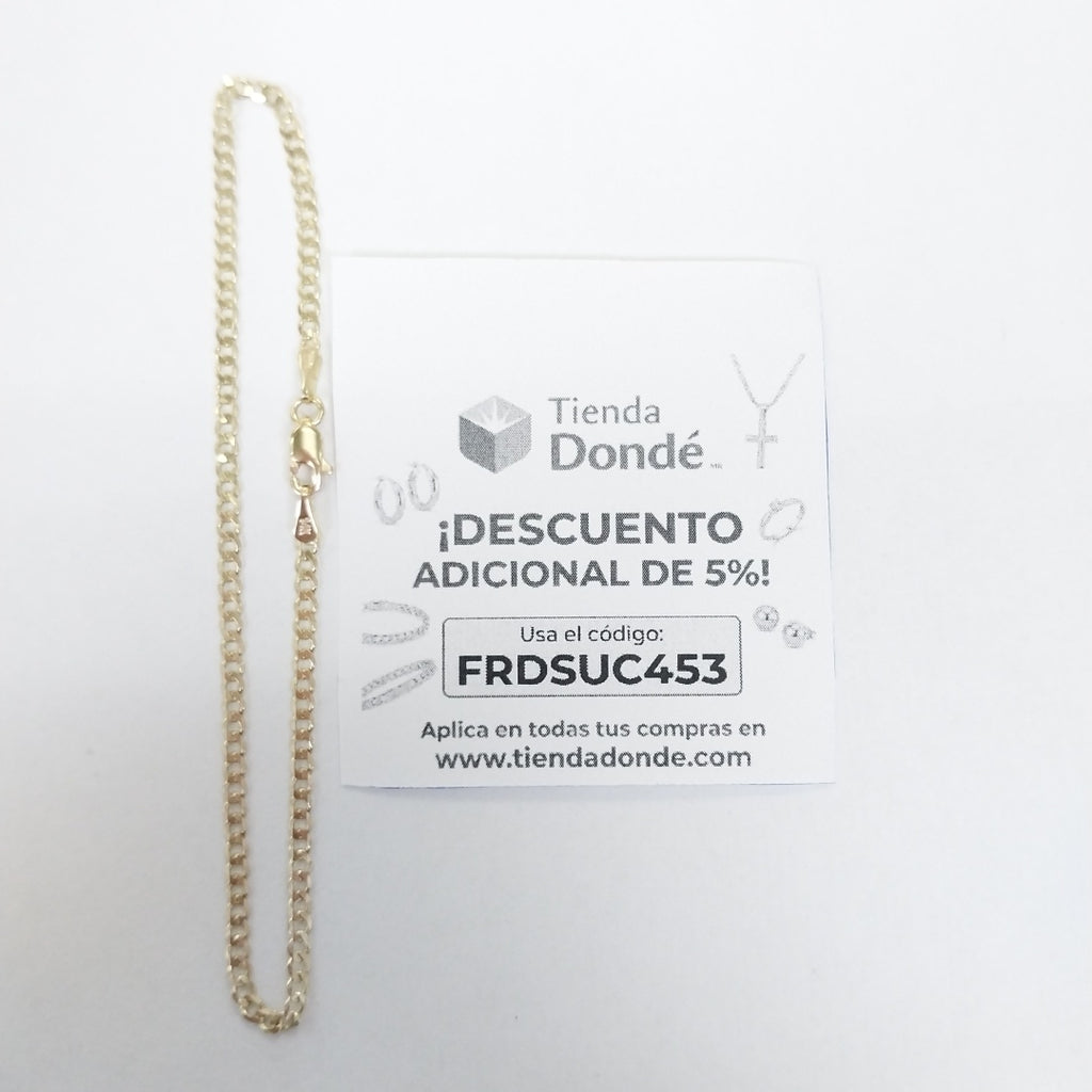PULSERA BARBADA 14K 21 CM 2.3 GR (NUEVO)