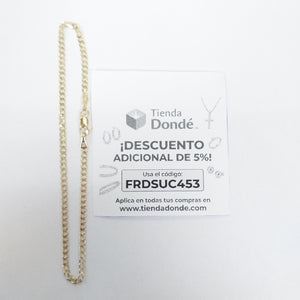 PULSERA BARBADA 14K 21 CM 2.3 GR (NUEVO)