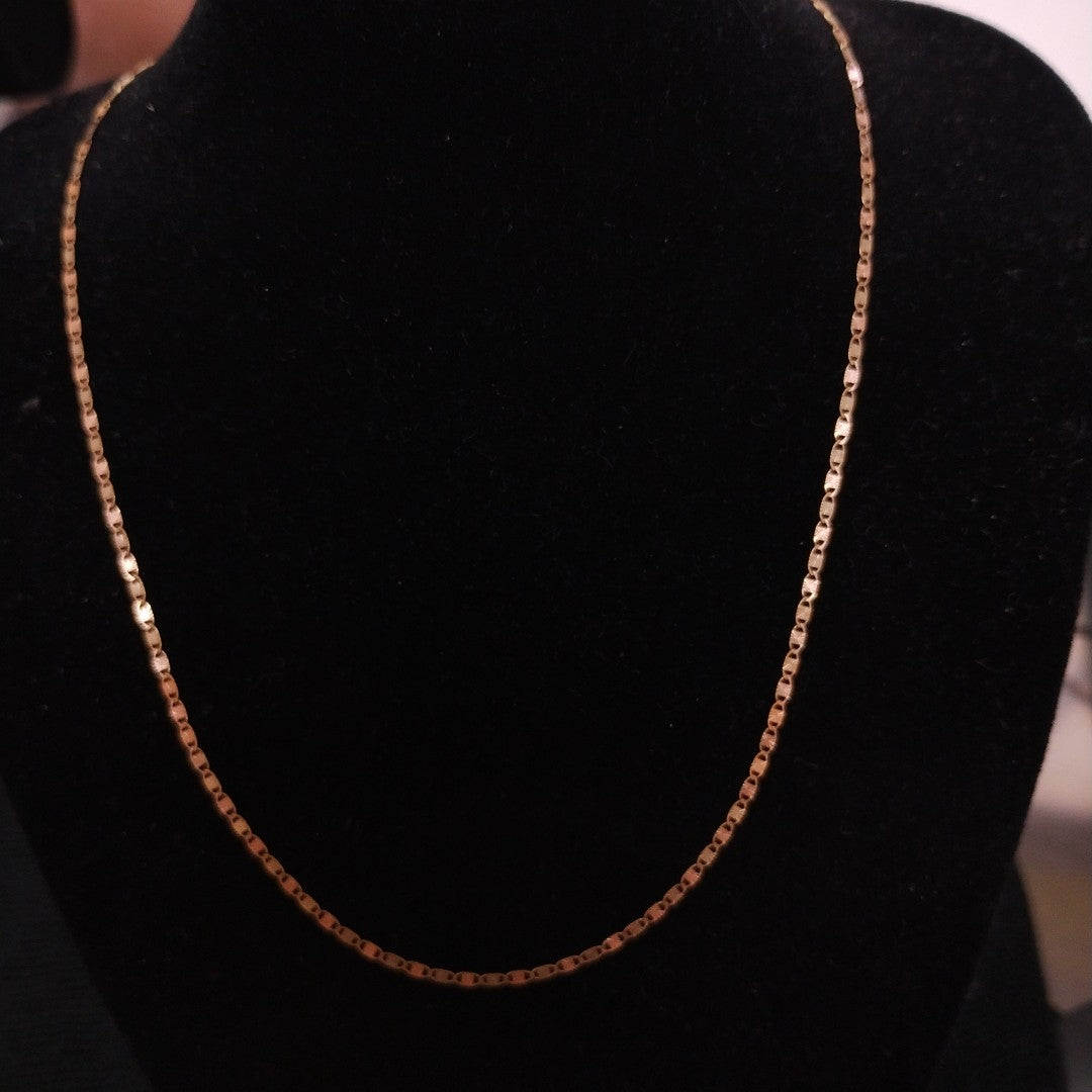CADENA ORO COMBINADO 10 K 1.4 GRMS (SEMINUEVO)
