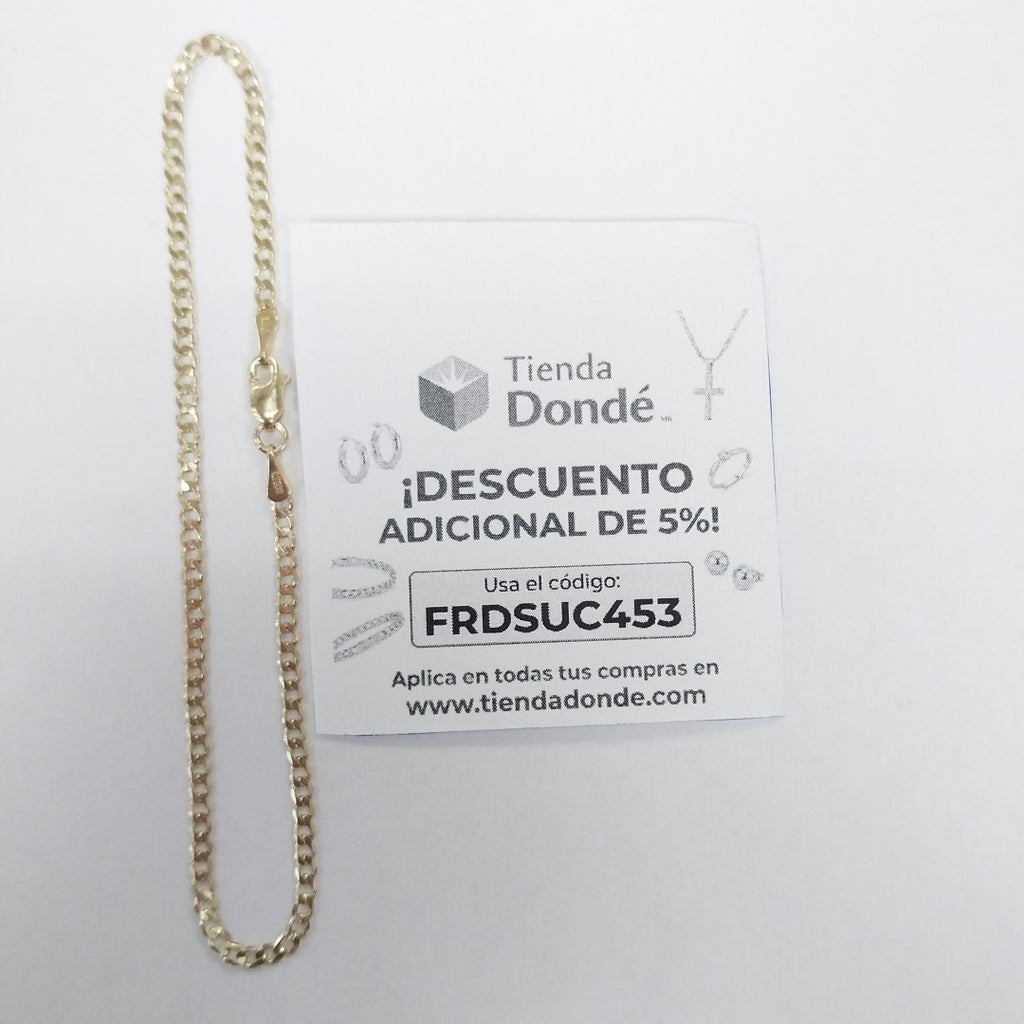 PULSERA BARBADA 14K 21 CM 2.3 GR (NUEVO)