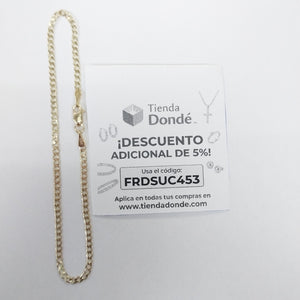 PULSERA BARBADA 14K 21 CM 2.3 GR (NUEVO)