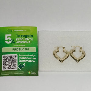 ARETES ARRACADAS 14K 1.8 GR (NUEVO)