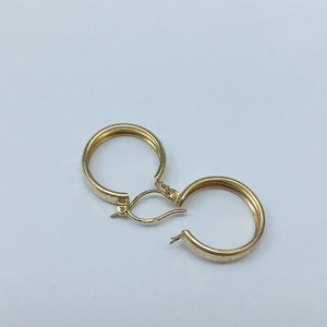 ARETES ARRACADAS LABRADAS 10K 2.1 GR (NUEVO)
