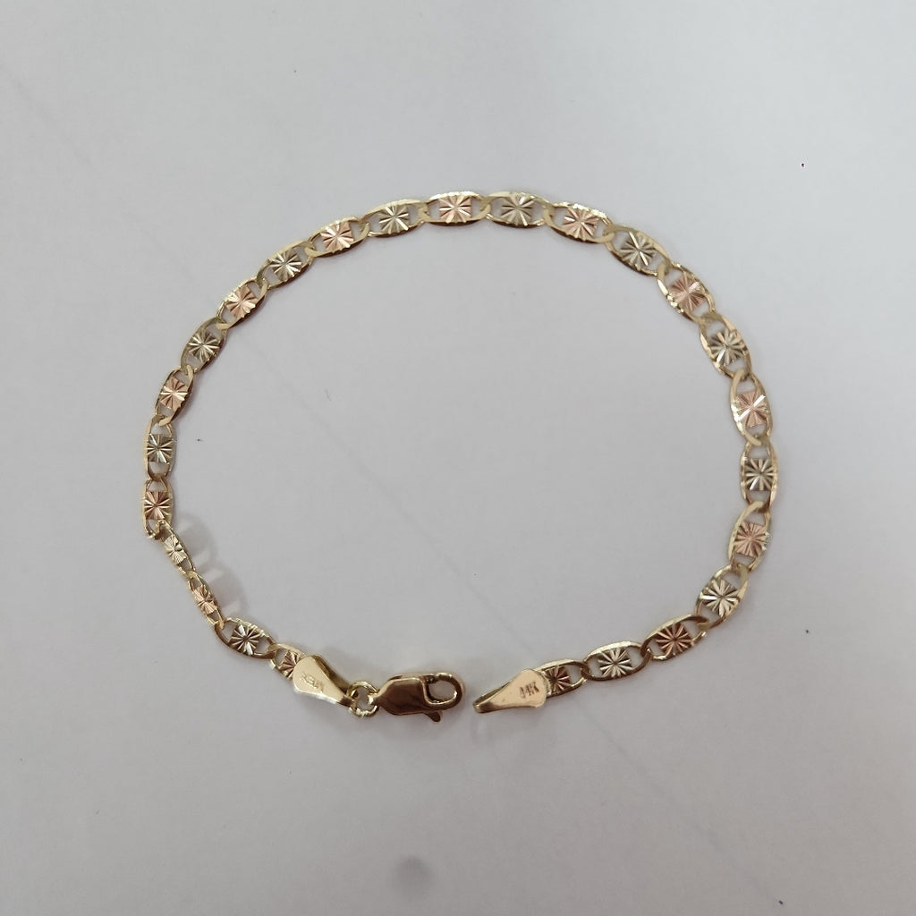 PULSERA GUCHI 14K 18 CM 2.9 GR (NUEVO)