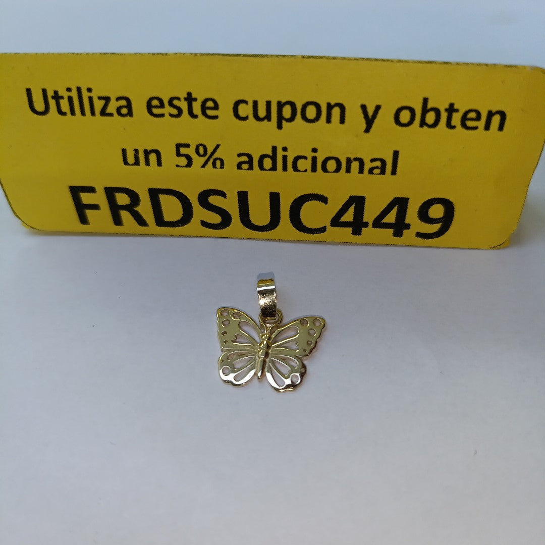 DIJE MARIPOSA 10K 0.8 GR (NUEVO)
