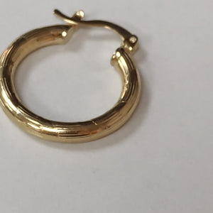 ARETES ARRACADAS 14K 2.7 GR (NUEVO)