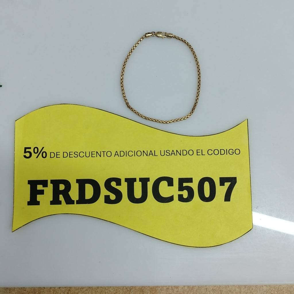 PULSERA ORO 14 K 3.8 GRMS (SEMINUEVO)
