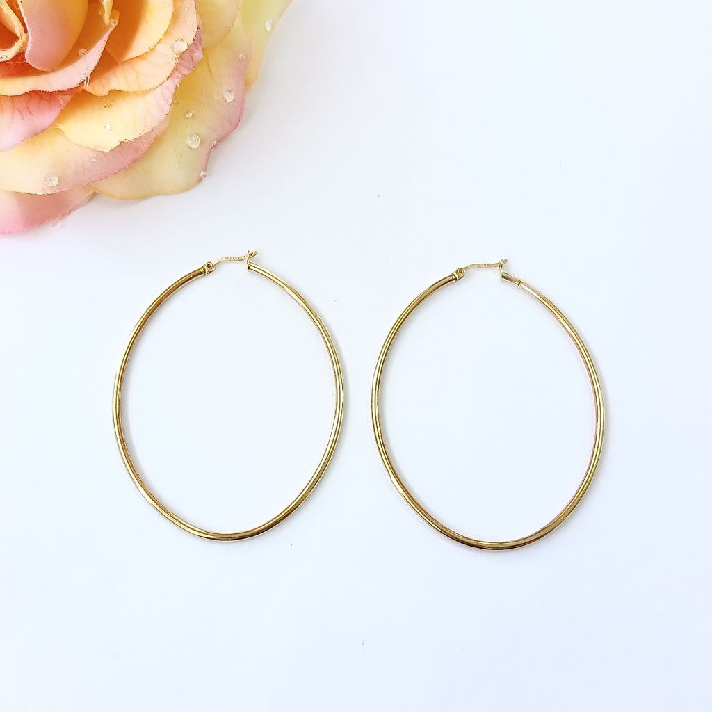 ARRACADAS PAR ORO 14 K 3,30 GRMS (SEMINUEVO)