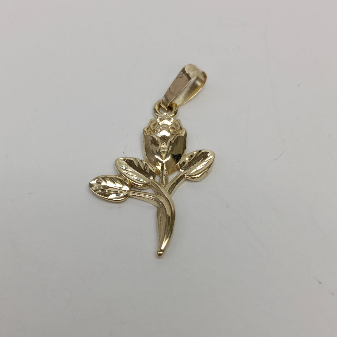 DIJE ROSA 10K 1.3 GR (NUEVO)