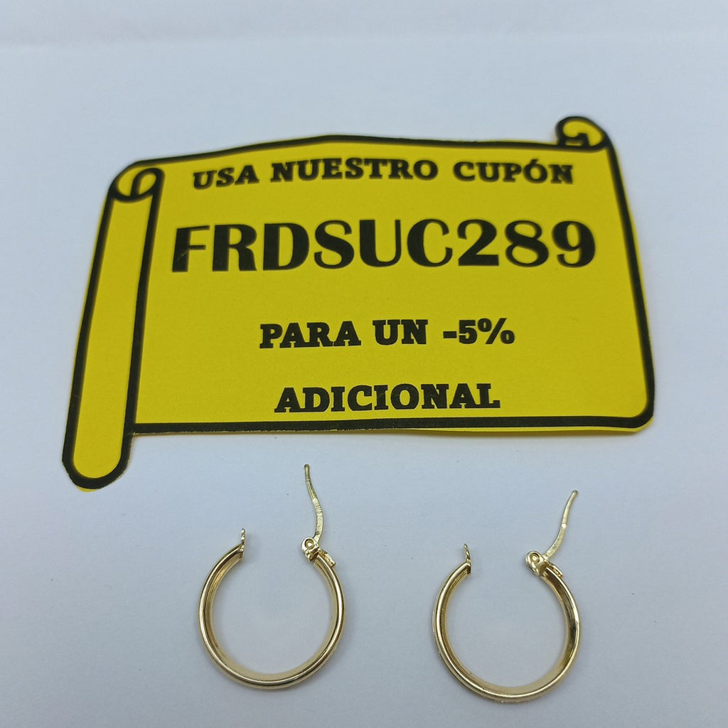 ARETES ARRACADAS CON CIRCONIAS 10K 1.8 GR (NUEVO)
