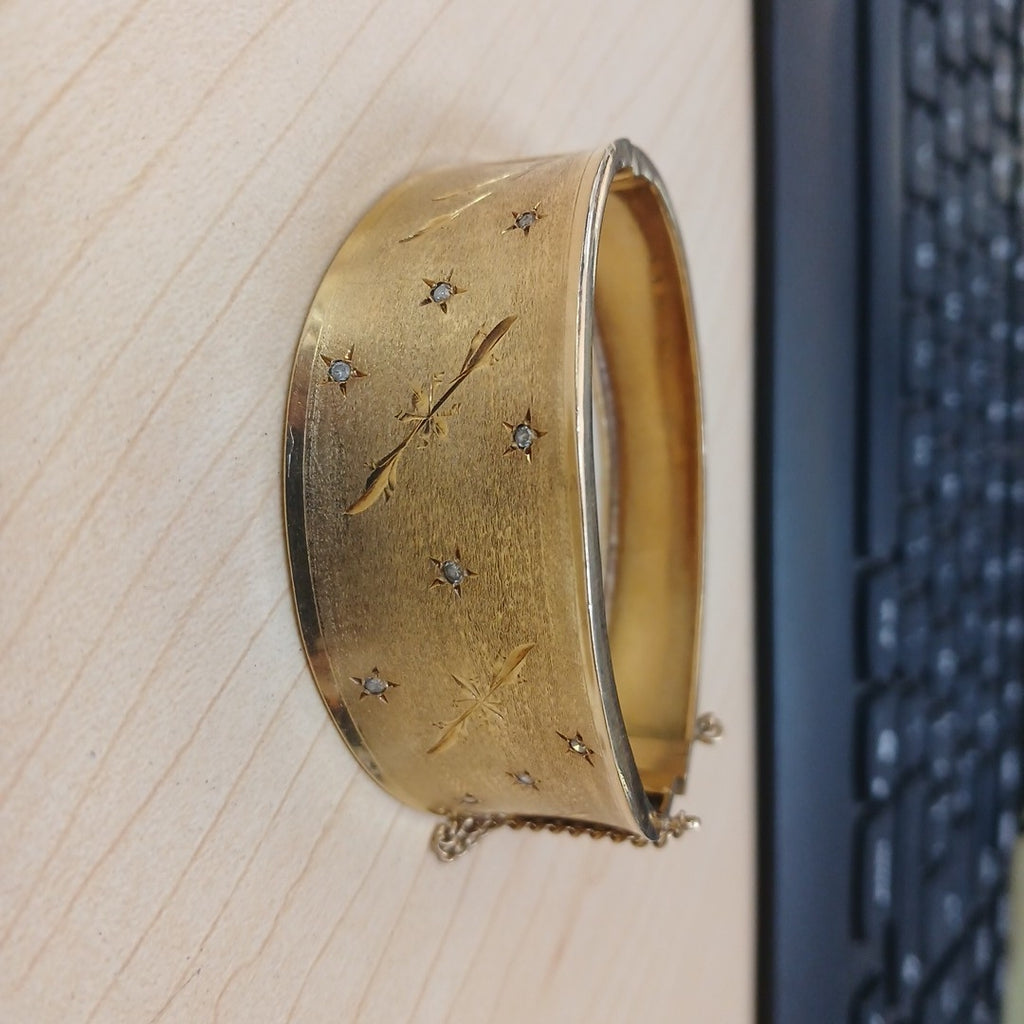 PULSERA RIGIDA ORO 18 K 35,50 GRMS (SEMINUEVO)