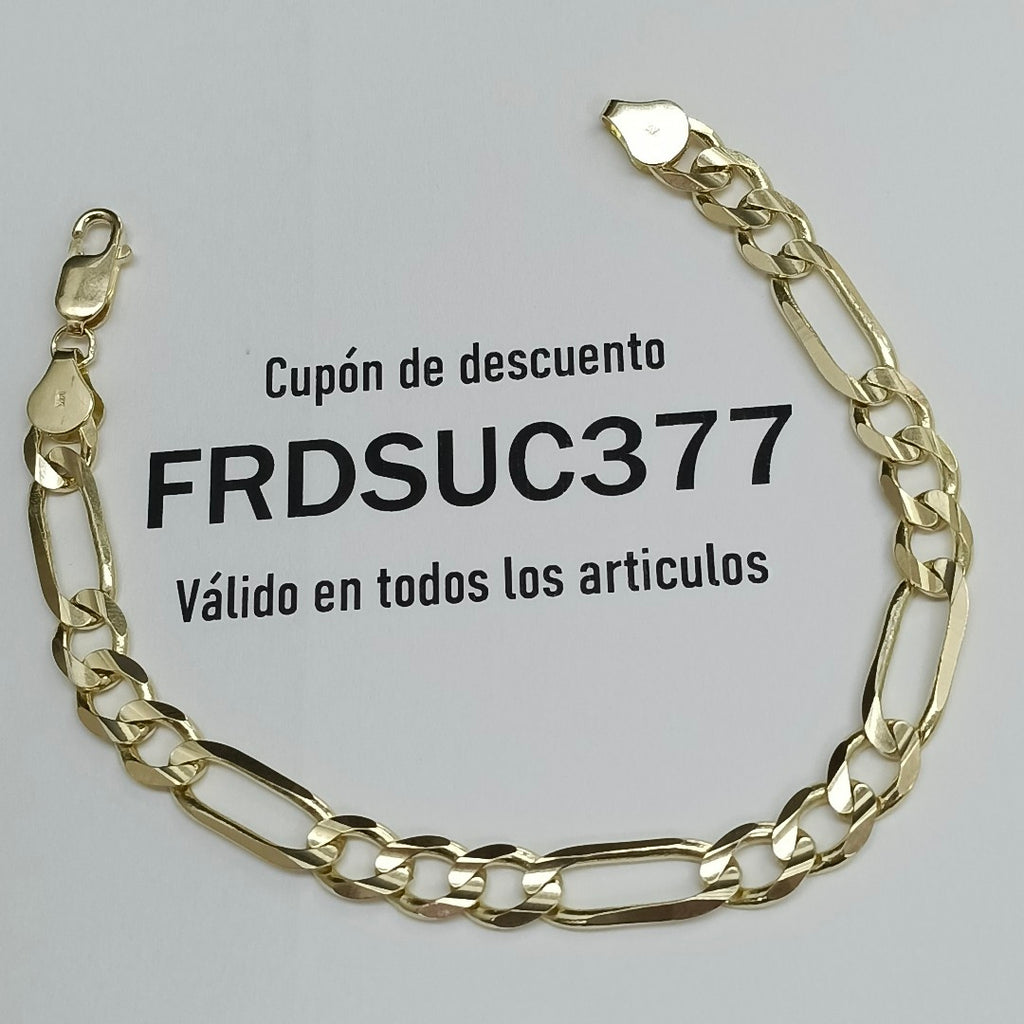 PULSERA 3X1 14K 21 CM 14.6 GR (NUEVO)
