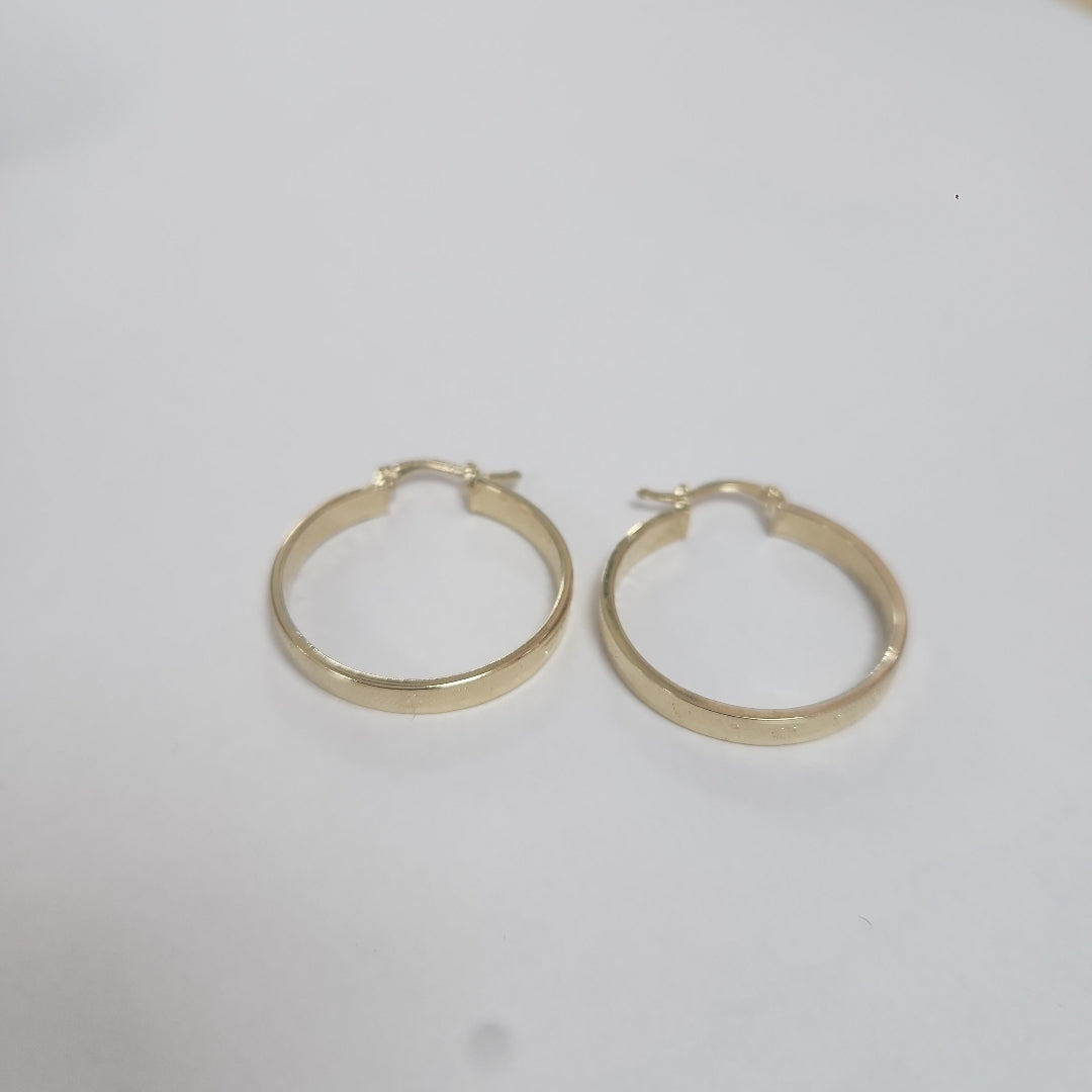 ARETES ARRACADAS TROQUELADA 14K 2.7 GR (NUEVO)