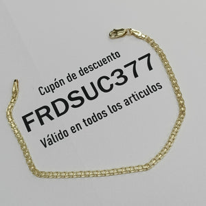 PULSERA BISMARK 14K 18 CM 2.4 GR (NUEVO)