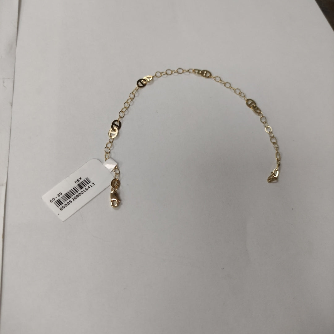 PULSERA ESPECIAL 14K 21 CM 1.9 GR (NUEVO)