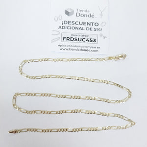 CADENA 3X1 14K 50 CM 4.6 GR (NUEVO)