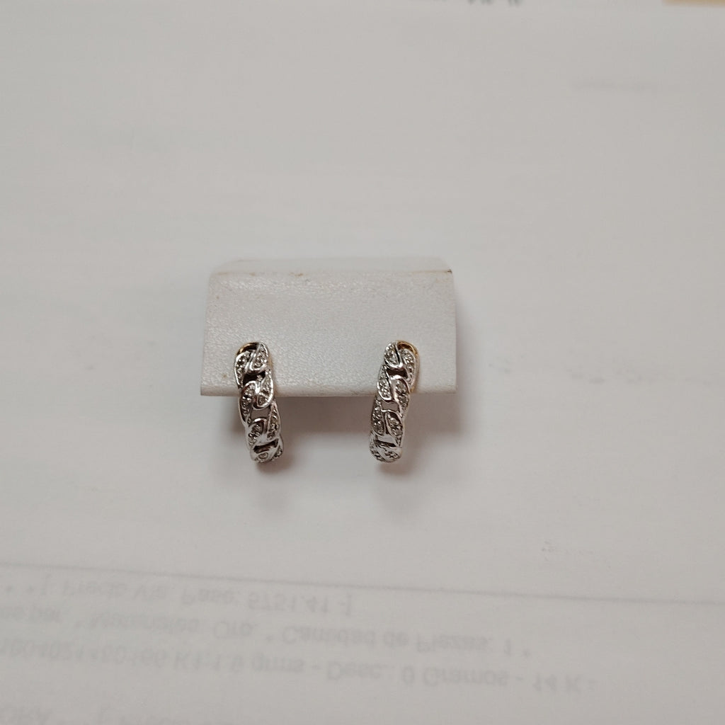 ARETES PAR ORO 14 K 1.9 GRMS (SEMINUEVO)