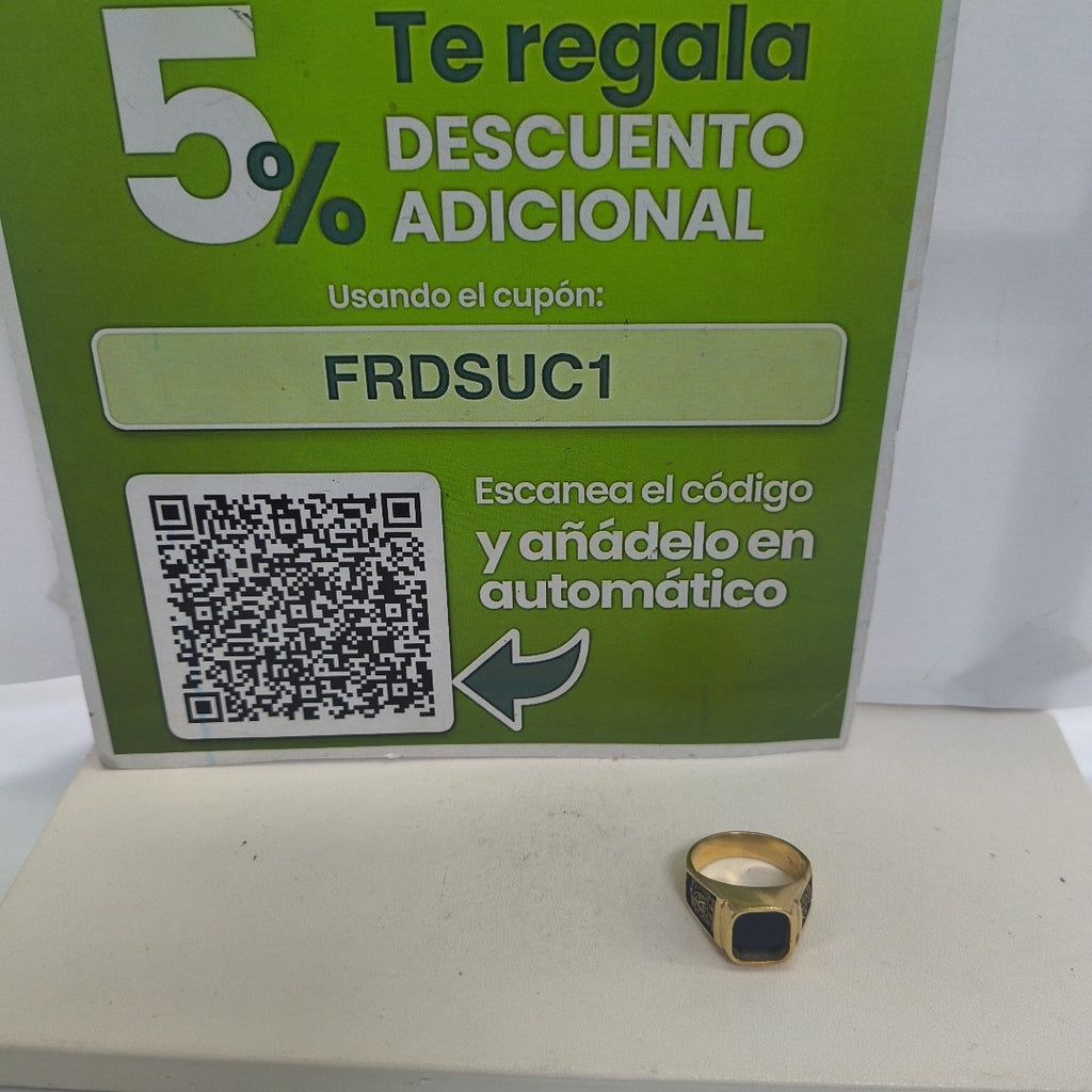 ANILLO DE GRADUACIÓN ORO 14 K 5,70 GRMS (SEMINUEVO)