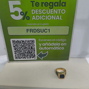 ANILLO DE GRADUACIÓN ORO 14 K 5,70 GRMS (SEMINUEVO)