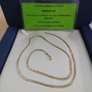CADENA BARBADA 14K 60 CM 10 GR (NUEVO)
