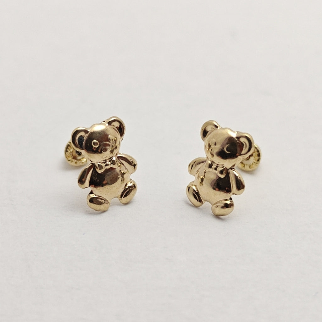 BROQUELES BROQUEL FIG OSO 14K 0.2592 GR (NUEVO)