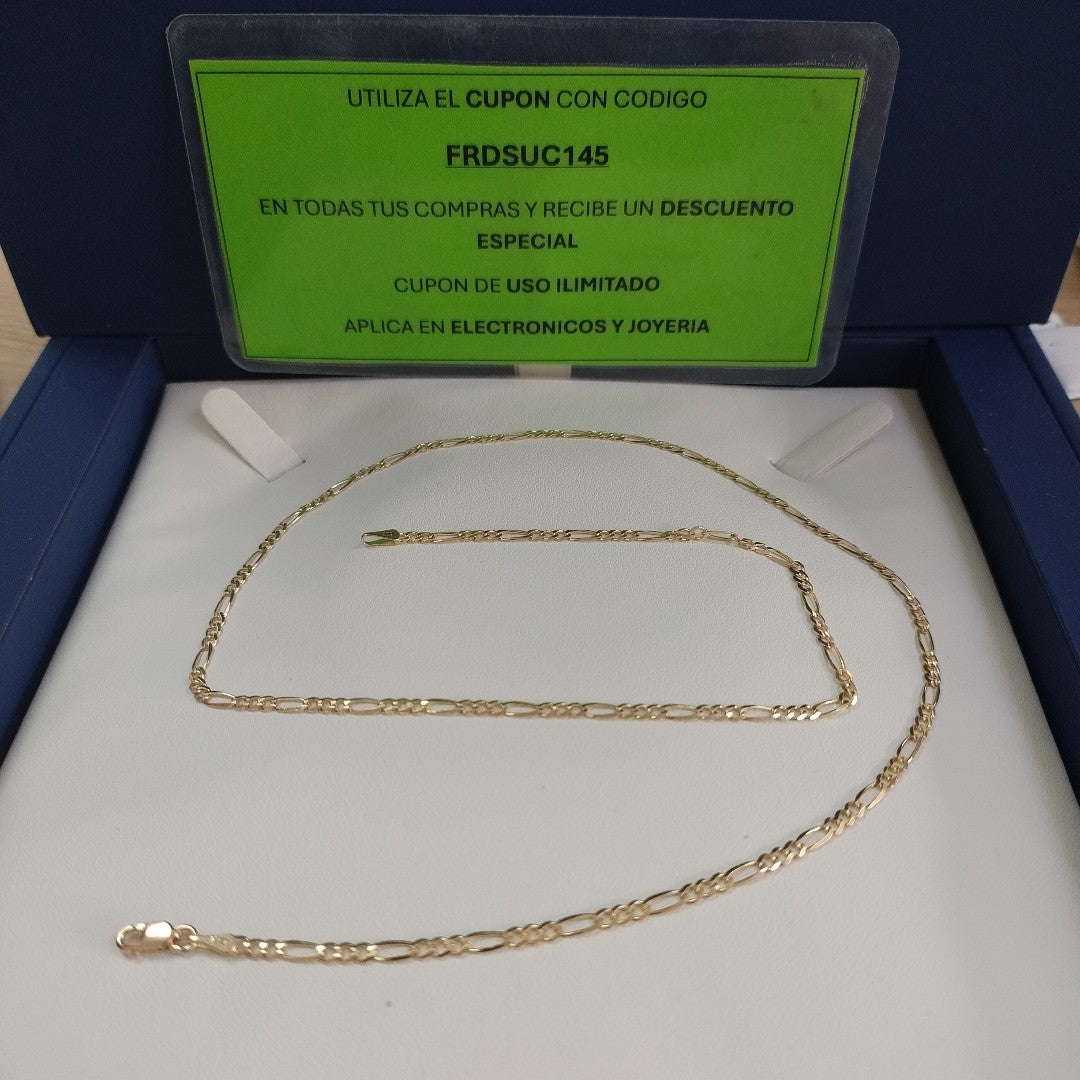 CADENA 3X1 14K 50 CM 4.3 GR (NUEVO)