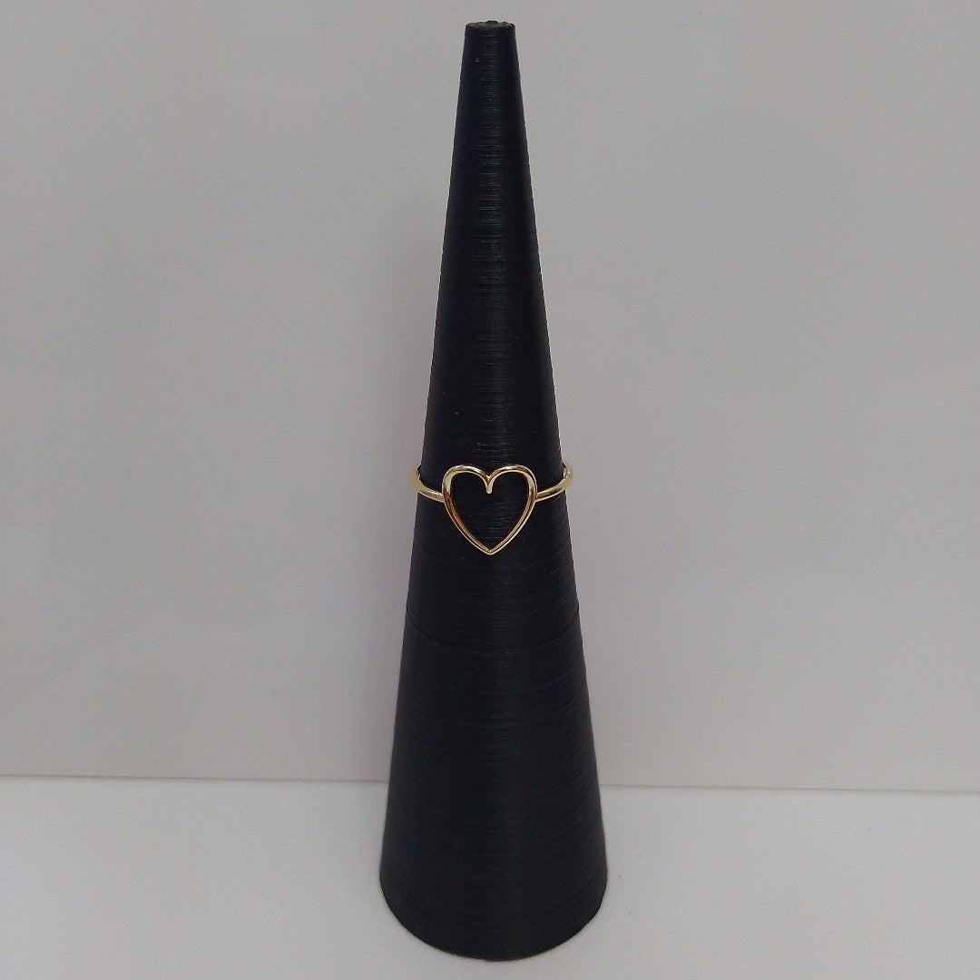 ANILLOS ANILLITO FIG CORAZON 10K TALLA 8 0.9 GR (NUEVO)