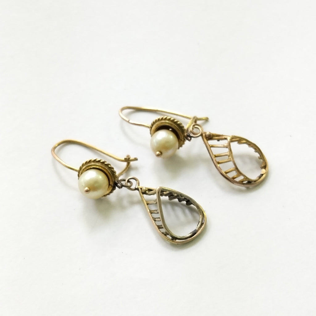 ARETES PAR ORO 10 K 3,60 GRMS (SEMINUEVO)