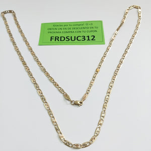 CADENA ORO, ORO COMBINADO 10 K 13 GRMS (SEMINUEVO)
