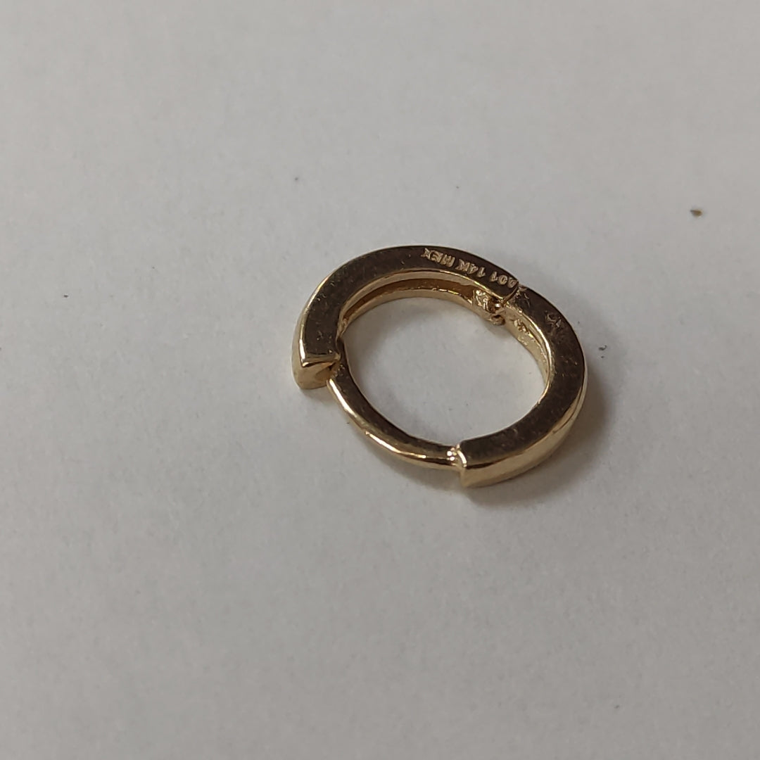 ARETES HUGGIE 14K 1.4 GR (NUEVO)