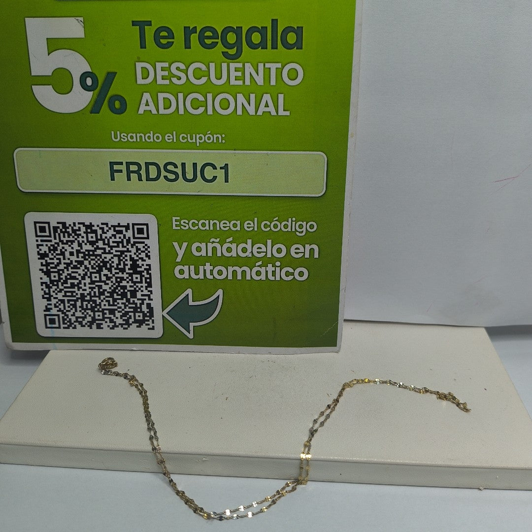 CADENA ORO 14 K 0.8 GRMS (SEMINUEVO)