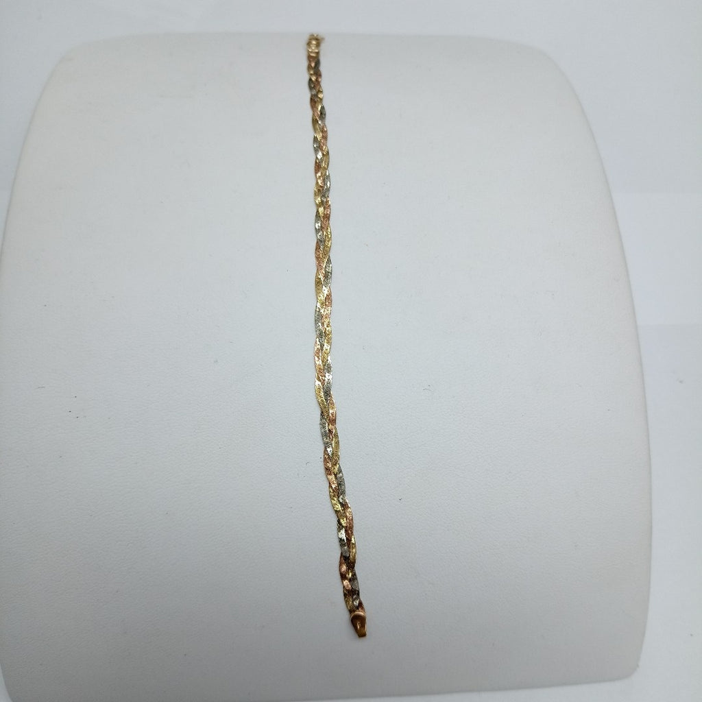 PULSERA ORO, ORO COMBINADO 14 K 1.2 GRMS (SEMINUEVO)