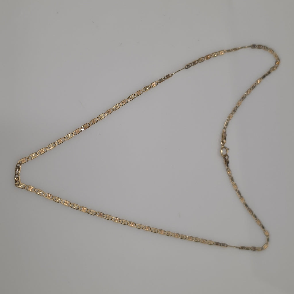 CADENA ORO COMBINADO 14 K 3,20 GRMS (SEMINUEVO)