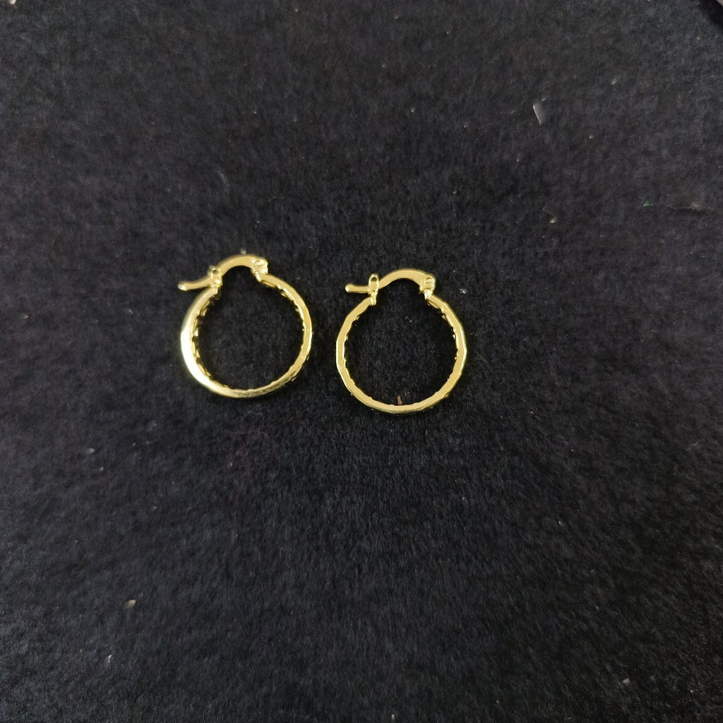 ARETES TEJIDO ARRACADAS TIPO GRECAS 14K 2 GR (NUEVO)