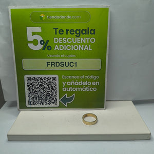 ANILLO ORO 14 K 4.4 GRMS (SEMINUEVO)