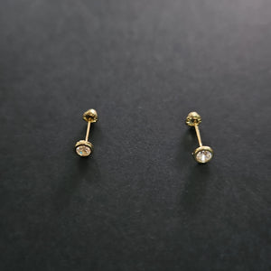 BROQUELES BROQUEL C CIRCONIA 14K 0.1501 GR (NUEVO)