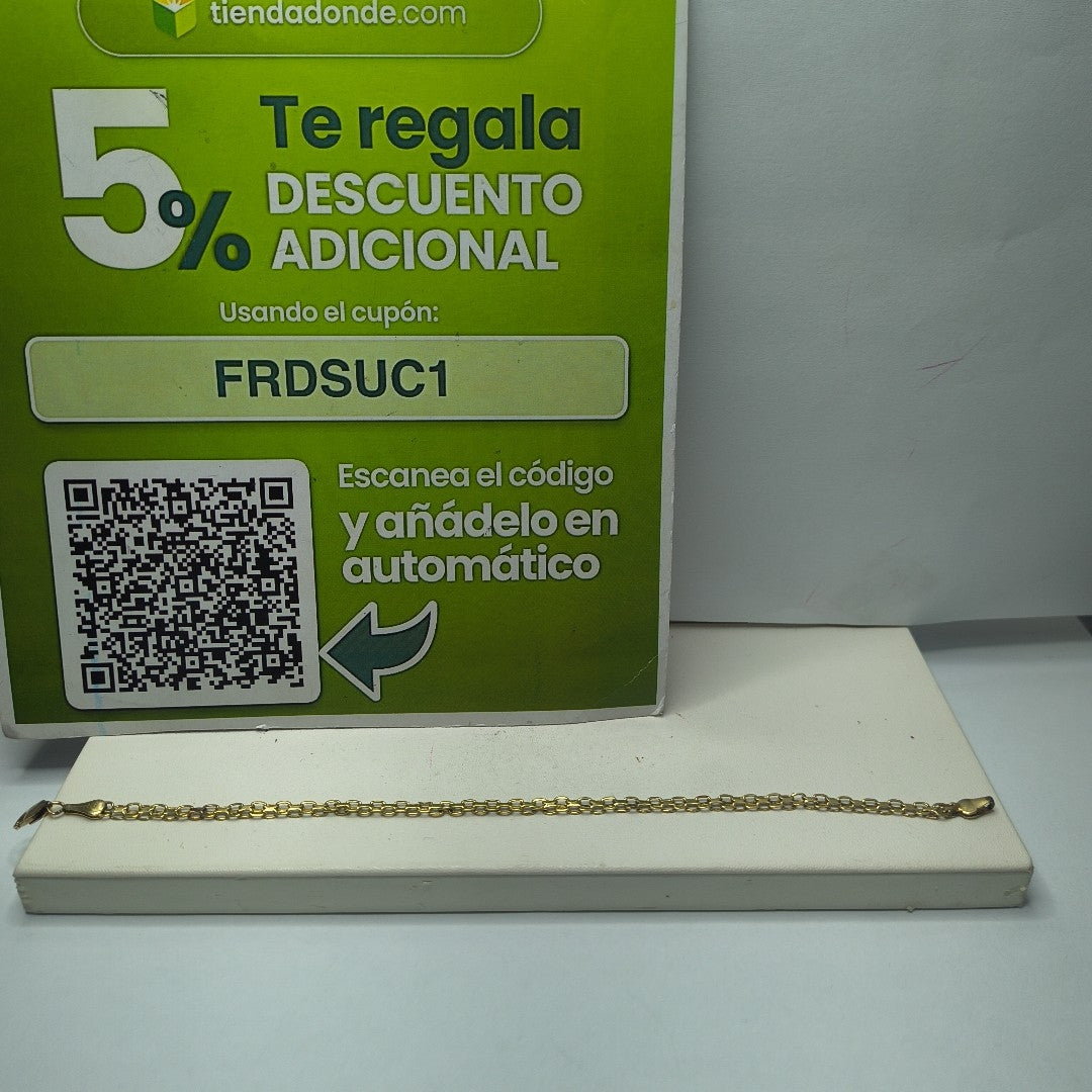 PULSERA ORO 14 K 2.9 GRMS (SEMINUEVO)