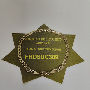 PULSERA BARBADA 14K 21 CM 5.1 GR (NUEVO)