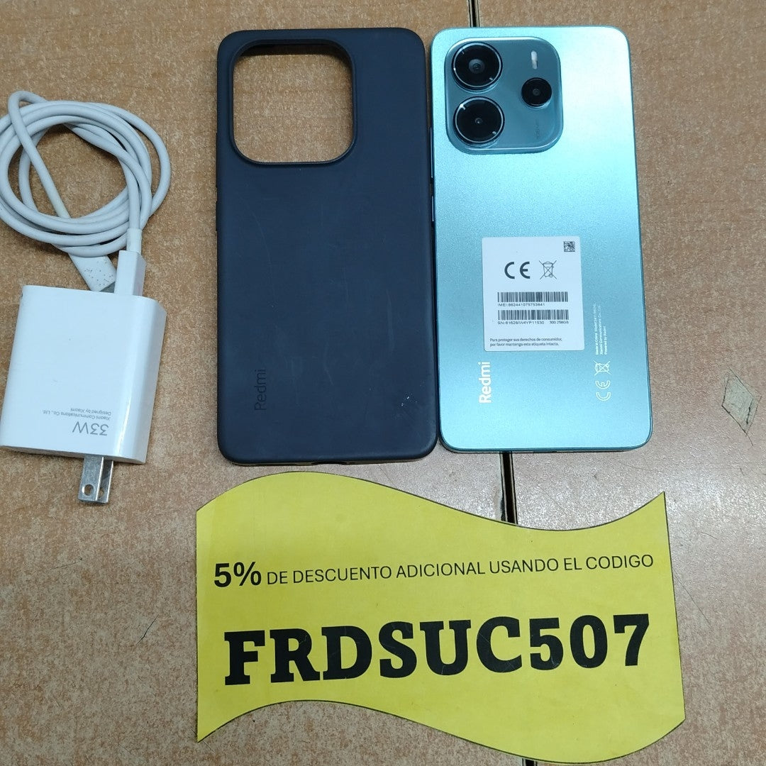 CELULAR XIAOMI REDMI NOTE 14 24117RN76L (2025) 256 GB 8 GB RAM (SEMINUEVO)