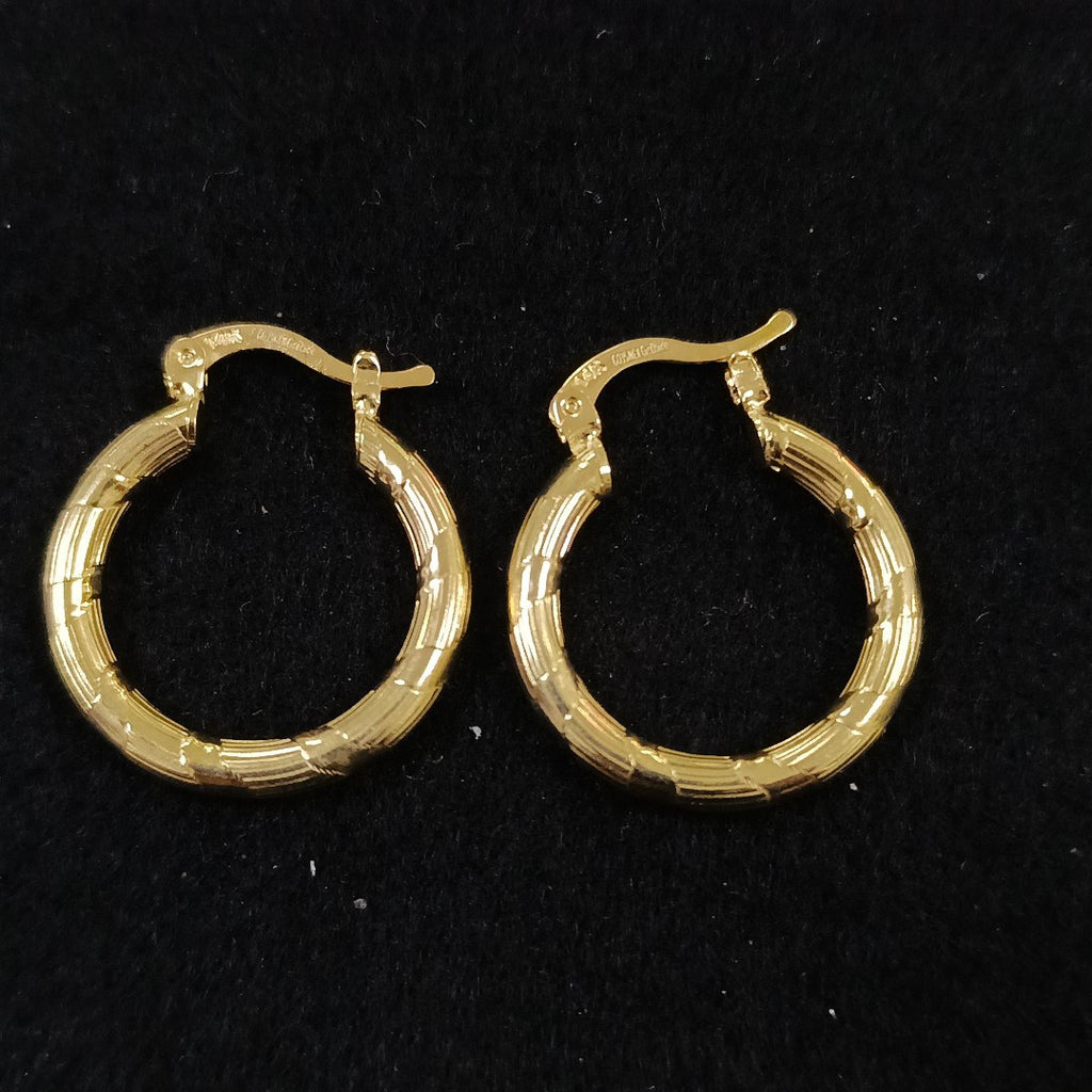 ARETES ARRACADAS 14K 2.6 GR (NUEVO)