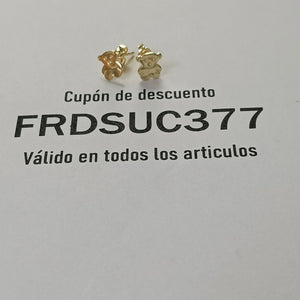 BROQUELES ORO 14K 1 (NUEVO)