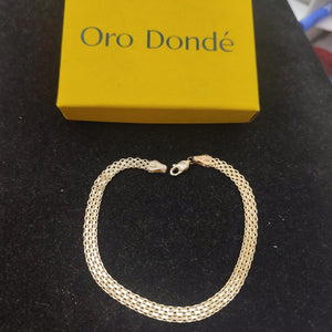 PULSERA ESPECIAL 14K 21 CM 5 GR (NUEVO)